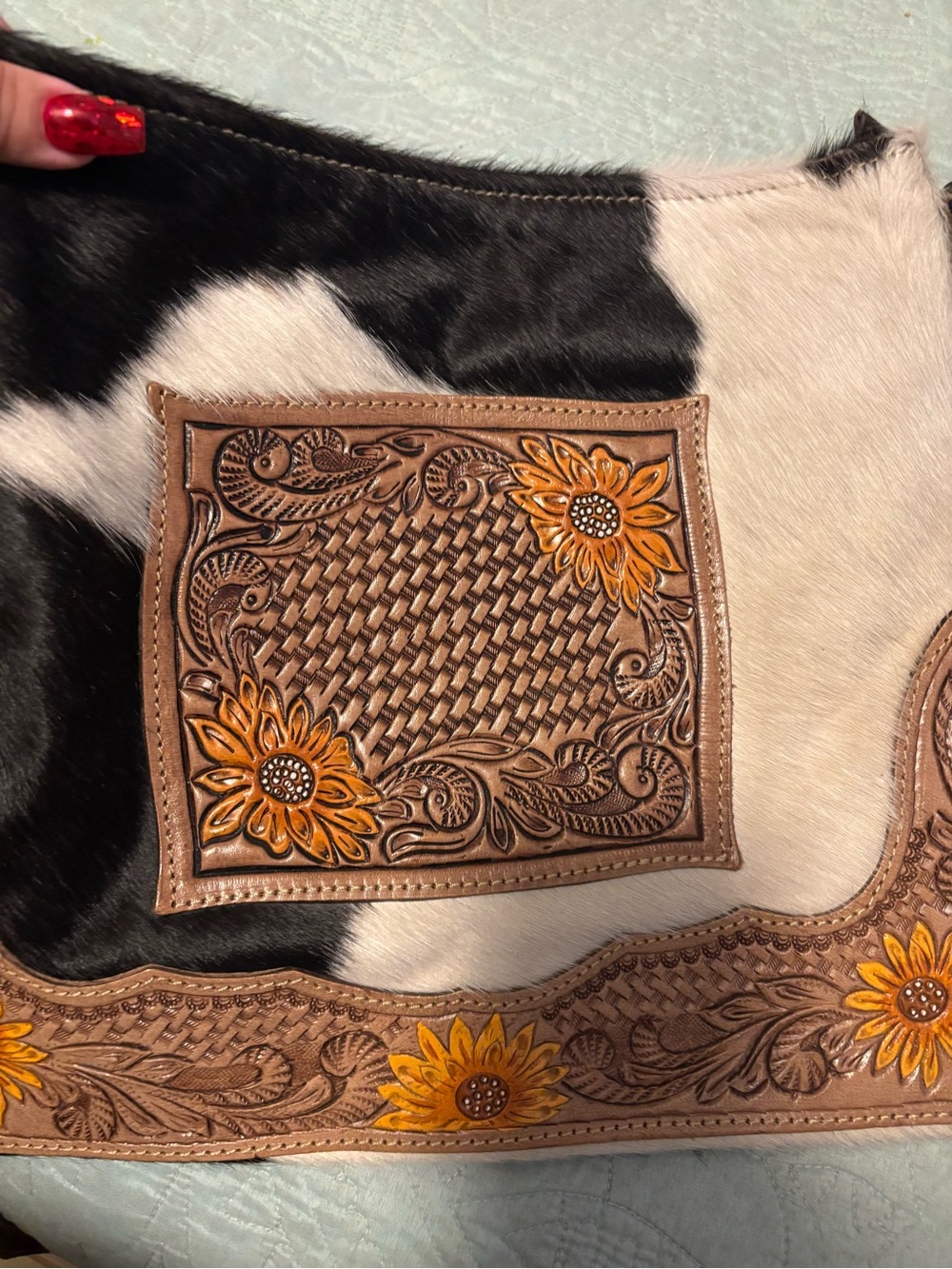 Myra Bag Fantaisie Hand Tooled Bag - Picture 9 of 11